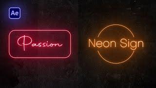 Fastest Way to Create Great Neon Effects in After Effects by Dope Motions