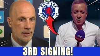 OUT NOW! CONFIRMED NOW! BUSY DAY! RANGERS FC