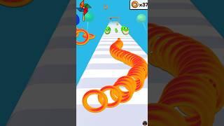 Slither Runner ⭕ Funny Fails #gamingshorts #makecircle #viral