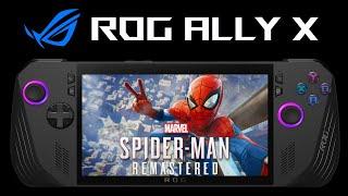 Spider-Man Remastered ROG ALLY X | Very High Textures | FSR 3.1 Frame Generation | 8G VRAM