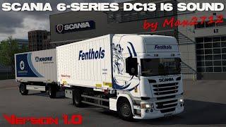 [V1 RELEASE] SCANIA 6-series DC13 I6 sound mod by Max2712 | ETS2 1.42 Mods