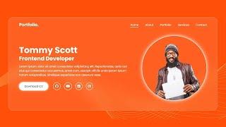 Personal Portfolio Website in HTML  _  CSS