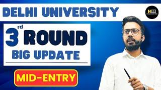 DU Third round | Admission 2024 | csas portal | cuet ug admission update | By Amit Choudhary Sir