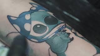 Stich Tattoo with explanations (full video)