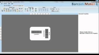 Printing price tag label using Barcode Maker Software