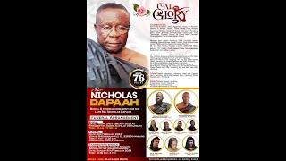 BURIAL & FUNERAL OF THE LATE MR  NICHOLAS DAPAAH AGED 76 IN GERMANY HAMBURG