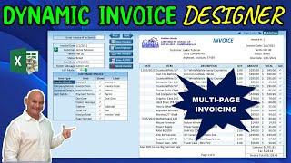 How To Create A Fully Customizable, Multi-Page Invoice, In Excel | MASTERCLASS +FREE DOWNLOAD