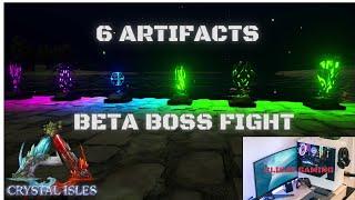 The 6 Artifact locations for the Beta Boss Fight on Crystal Isles