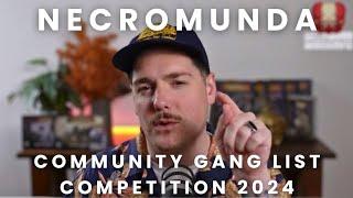 Necromunda - Community Gang List Competition Results 2024