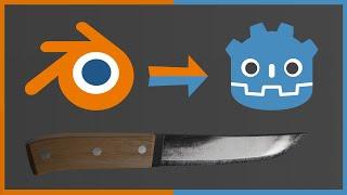 EXPORTAR de BLENDER A GODOT! (Modelado y texturas)
