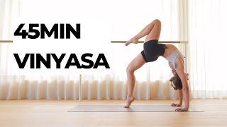 45Min Vinyasa Flow With Twists And Backbends (int/adv)