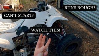 If Your ATV / Dirt Bike Won't Start or Runs Rough, it's Likely 1 of These 3