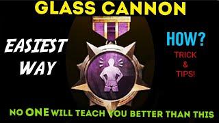 HOW TO GET GLASS CANNON 【COMMANDO】 TITLE IN PUBG MOBILE|EASIEST& FAST WAY TO GET COMMANDO TITLE PUBG