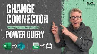 How to change the source data connector in Power Query | Excel Off The Grid
