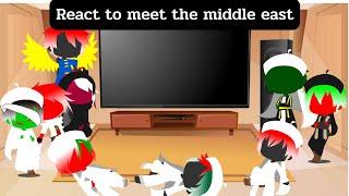 Countryhuman react to meet the middle east ( gacha club )