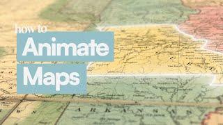How To Animate Maps (After Effects Tutorial)