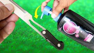 Knife companies hate this hack! Repair broken handles in minutes with ease!