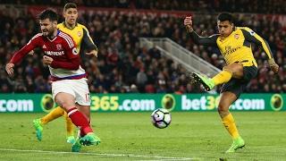 Alexis Sanchez Goal Vs Negredo Goal-Middlesbrough Arsenal 1-1