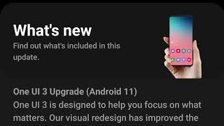 S10 Plus One UI 3 Upgrade (Android 11)