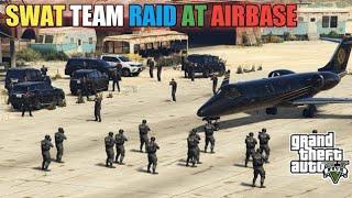 GTA 5 | Swat Team Raid at Airbase | Security Convoy over watch gaming