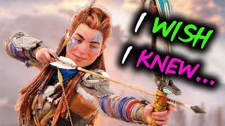 ESSENTIAL Tips I Wish I Knew Sooner  Horizon Zero Dawn Remastered