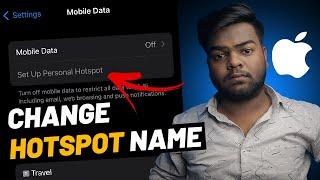 How to Change Hotspot Name in iPhone | iPhone Hotspot Name Change Not Showing