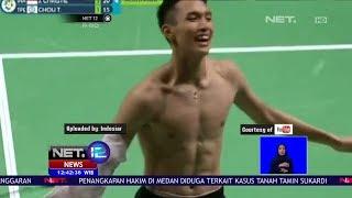 Saking Happynya Jojo Atlet Bulu Tangkis Lakukan Selebrasi Unik Bak Pemain Sepakbola NET12