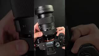 Sigma 24-70 f2.8 Sony E-mount #sonya7iv #sonyalpha #sigmalens #cameragear #shorts #sonygmaster #asmr