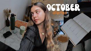 OCTOBER DIARIES | podcast, coffee shop, bujo, boyfriend ️