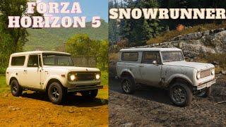 Forza Horizon 5 vs SnowRunner | Scout 800 Comparison [4K]