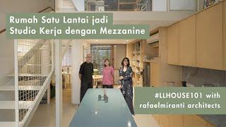 Rumah Luas 55m2 jadi Studio Kerja  |  House 101 with Studio rafaelmiranti architects