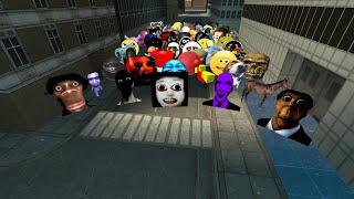 Trying To Escape Nico's Nextbots Horde In Garry's Mod !!