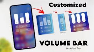 Change Miui VOLUME Bar Style  Without Any Apk | Customized Miui Volume Bar Style & Minimize Look 