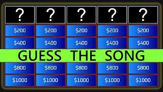 Guess the Song Jeopardy Style | Quiz #25