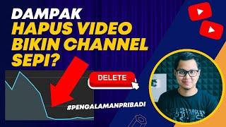 Efek Hapus Video Bagi Perkembangan Channel, Benarkah Views Makin Menurun Karena Hapus Video?