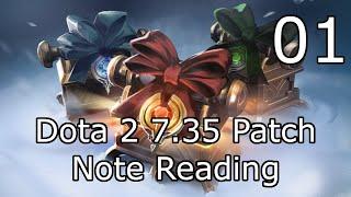 Dota 2 7.35 Patch note reading (Part one)