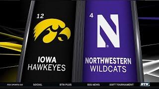 Iowa vs. Northwestern - B1G Softball Quarterfinals Highlights