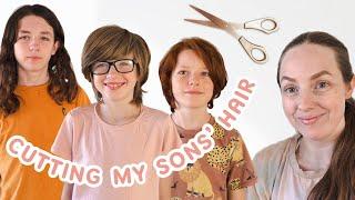 Cutting my sons' hair SHORT ️️