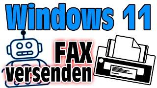 Windows 11 kann Faxe versenden und empfangen per Fax Drucker! #Zukunft