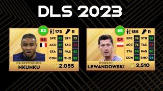 RATING 20 PENYERANG TERBAIK DLS 2023 | DREAM LEAGUE SOCCER 2023