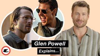 Glen Powell Talks Hit Man, Tom Cruise, Christopher Nolan, and Top Gun  | Explain This | Esquire