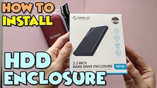 HOW TO INSTALL HDD ENCLOSURE | ORICO