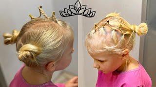 hair crown hairstyle for girls - beautiful and easy hairstyle for short thin hair