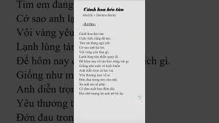 Cánh hoa héo tàn -Mochii                           #maymusic#canhhoaheotan