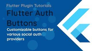 @flutterdev Plugin - Flutter Auth Buttons