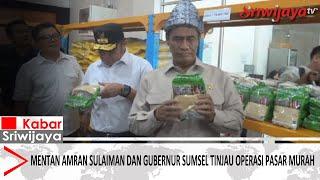 Mentan Amran Sulaiman Dan Gubernur Sumsel Tinjau Operasi Pasar Murah