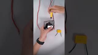 How to wire a MOES WiFi EU 2 Gang Single Live Wire Switch with Capacitor#moes #smartswitch