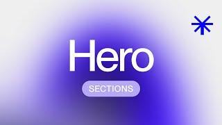 EXTRAORDINARY HERO SECTIONS - Web Design Inspiration