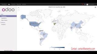 ODOO Highmap integration and map view