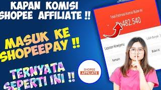 Kapan Komisi Shopee Affiliate Masuk Ke ShopeePay